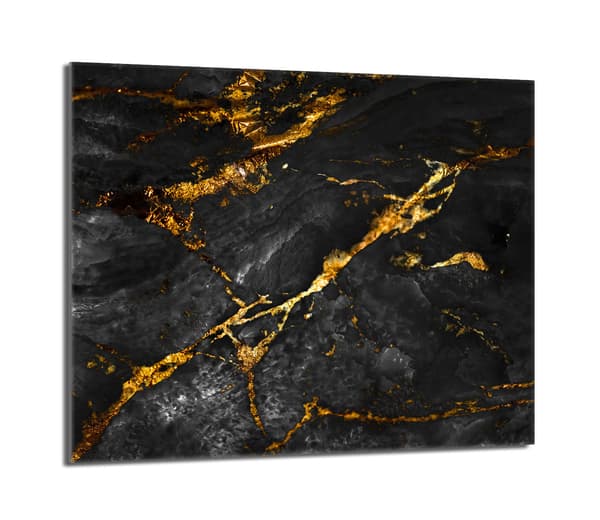 Glasskydd för spishäll 60x52 Marmor