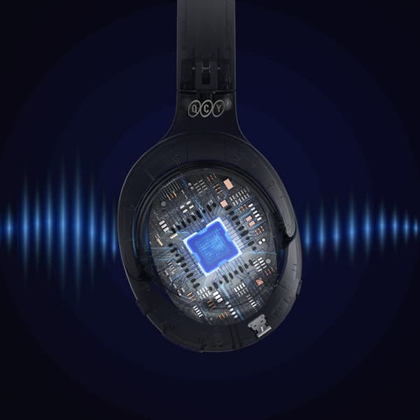 H3 ANC Bluetooth Trådløse Over-Ear Hovedtelefoner - Sort