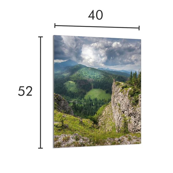 GLAS SKÆREBRÆT 40x52 Bjerge