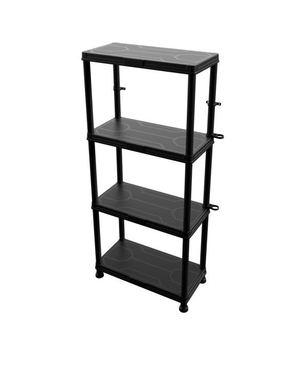 Qbrick hyllsystem 60/30x4 plastförvaringsställ