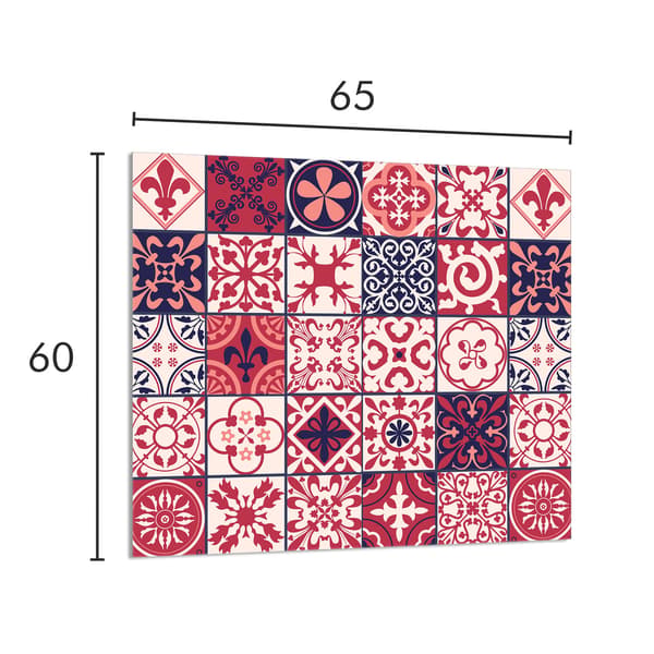KEITTIÖN LASIPANEELI 65x60 Mosaiikki