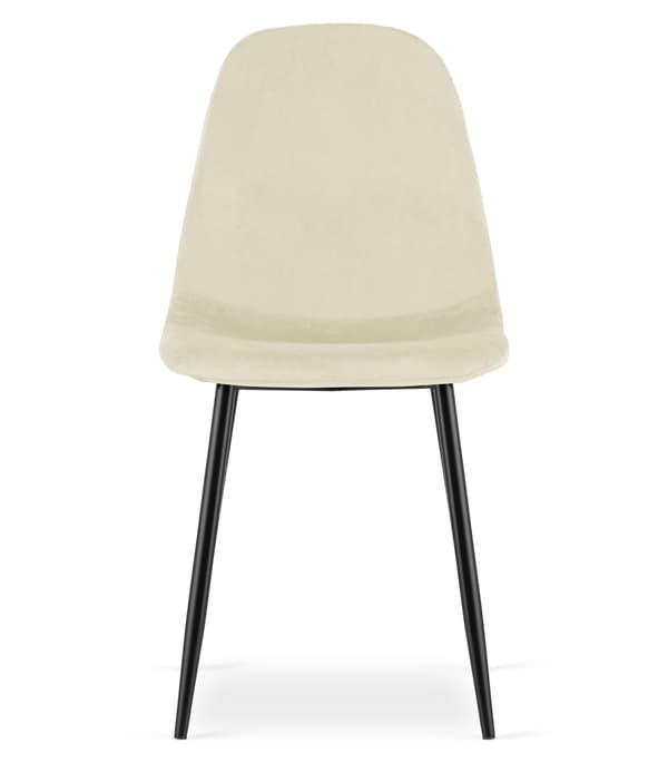 COMO stol - beige sammet x 4