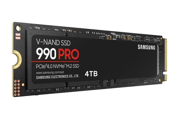Samsung 990 PRO M.2 SSD 4TB, PCIe 4.0, 7450MB/s