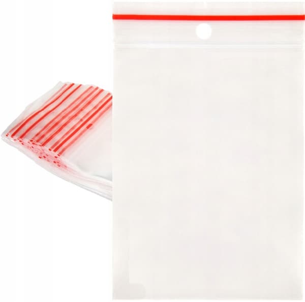 Ziplock-poser 60 x 80 mm - 1000 styk