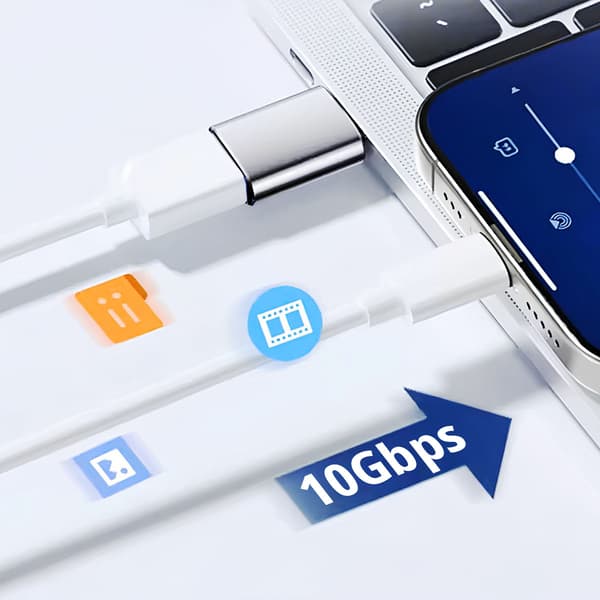 USB-A till USB-C-adapter | 3.1 | OTG | 10 Gbps | Adapter