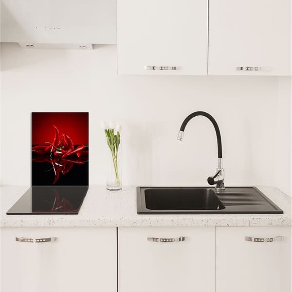 SKÄRBRÄDA I GLAS 40x52 Chili