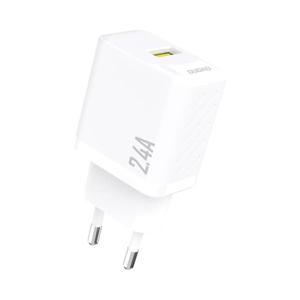 2.4A USB-A vægoplader - Hvid