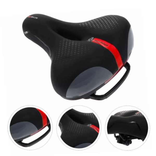 Ergonomisk cykelsadel med gelpolstring, GEL