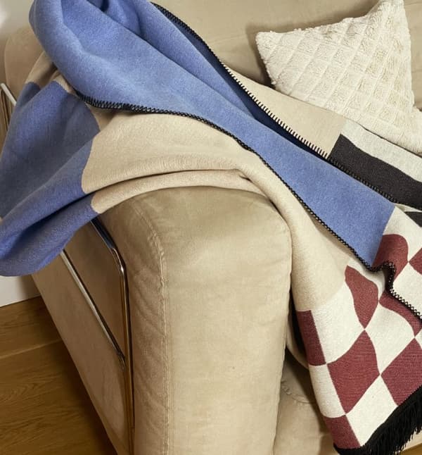 Kastetæppe CAREGIVER Blue Cloud