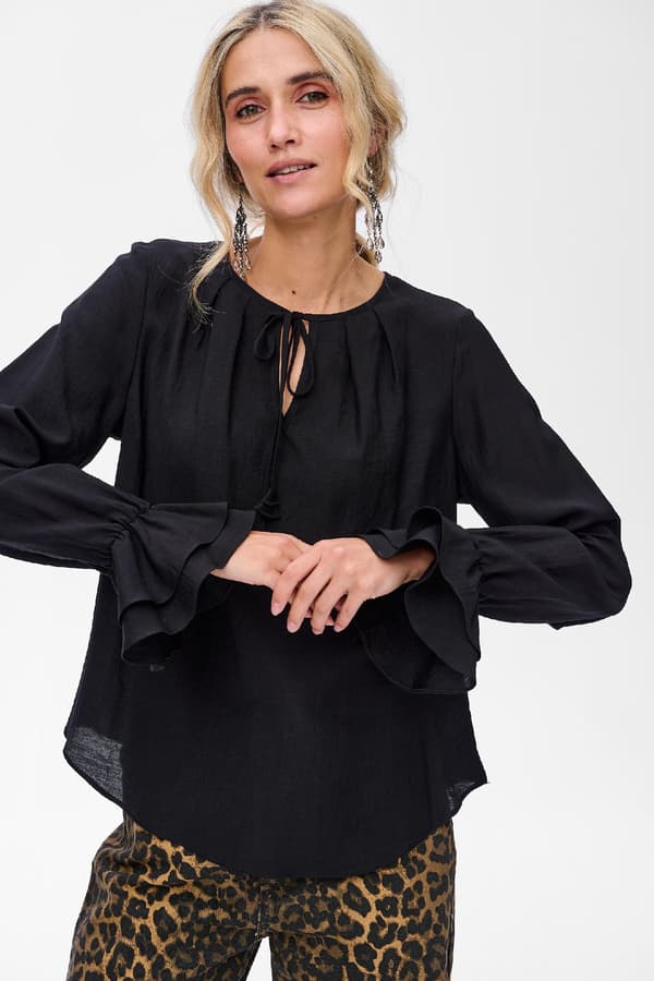 Damblus Louise Svart 40