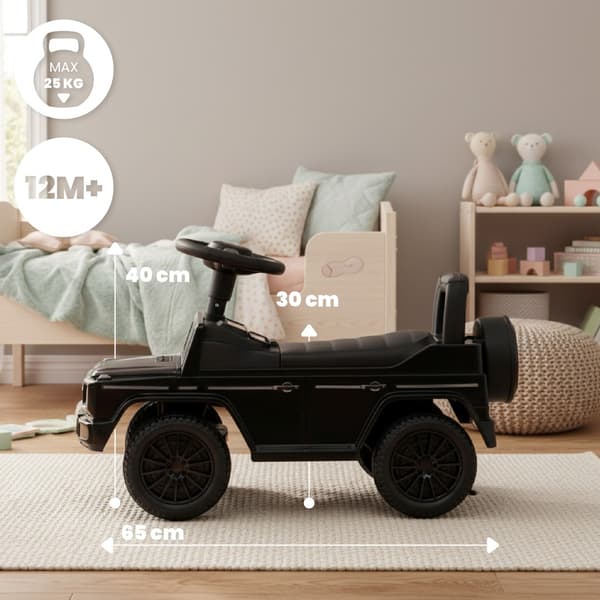 Mercedes Benz G-klasse gåstol sort
