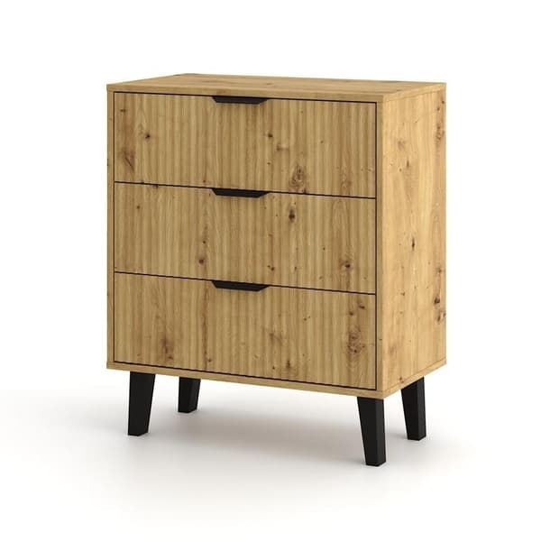 Scandi 3S SLIM kommode, Artisan Eg