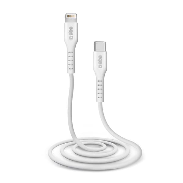 MFi-certifierad USB-C till iPhone Lightning-kabel 1 m - Vit