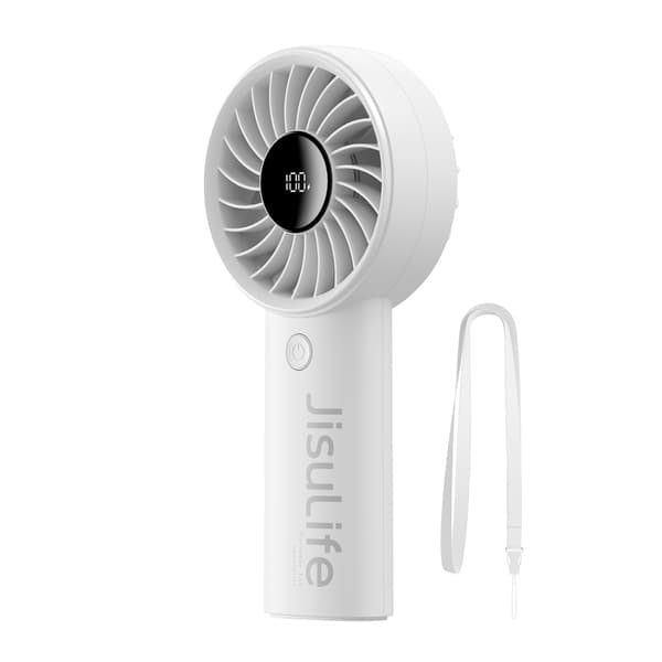 Mini håndholdt ventilator 3600mAh USB-C - Grå
