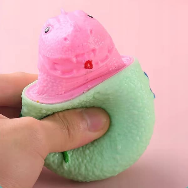 DINOSAURÆG SQUISHY anti-stress SQUEZABLE afslapning SENSORISK