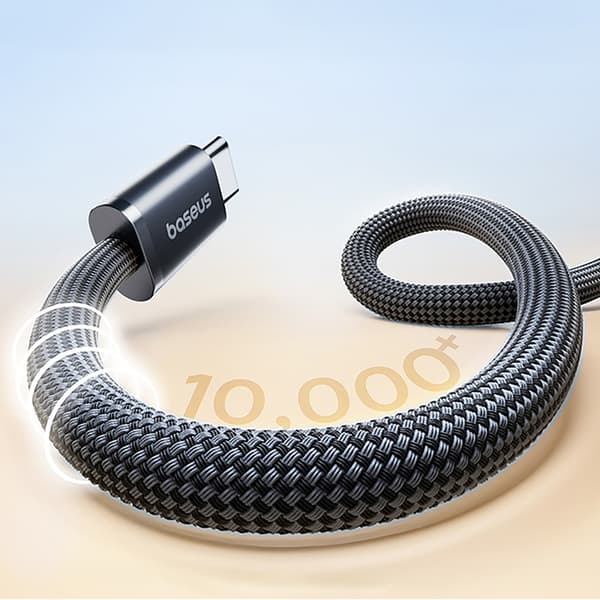 Trasselfri USB-C 100W 1m kabel - Svart