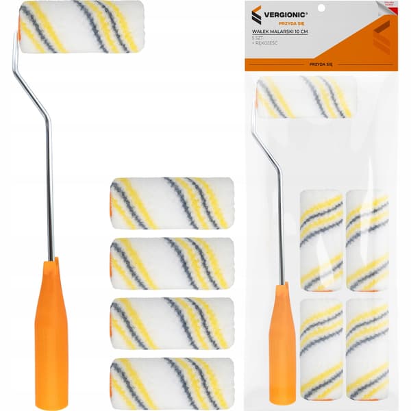 Minimaalitela 10 cm 5 kpl + Vergionic-kahva maalaamiseen