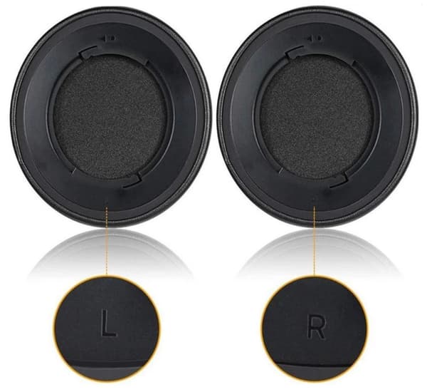 Skumørepuder til RAZER KRAKEN PRO V2 7.1 Mobile Chroma Sort