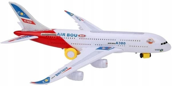 PASSAGERFLYLYSLYD kører STORE 45 cm A380 LED-dioder
