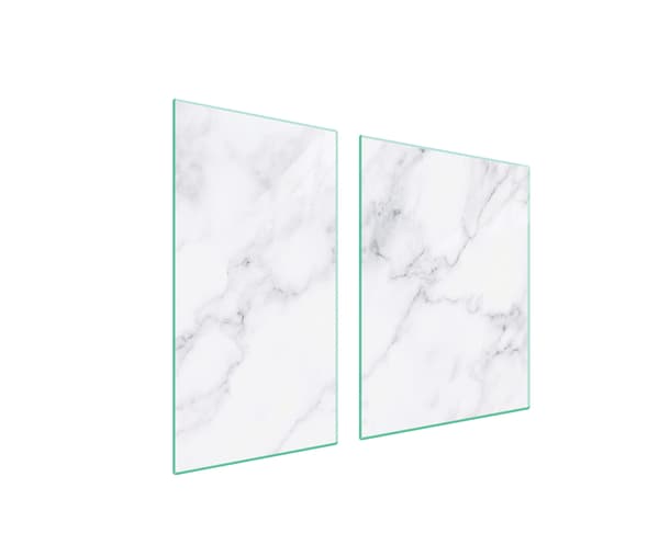 GLASSKYDDSPLÅT FÖR SPIS 90x52 MARMOR