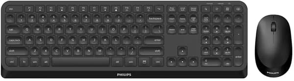 PHILIPS SPT6307BL/00 langaton näppäimistö- ja hiirisarja, musta