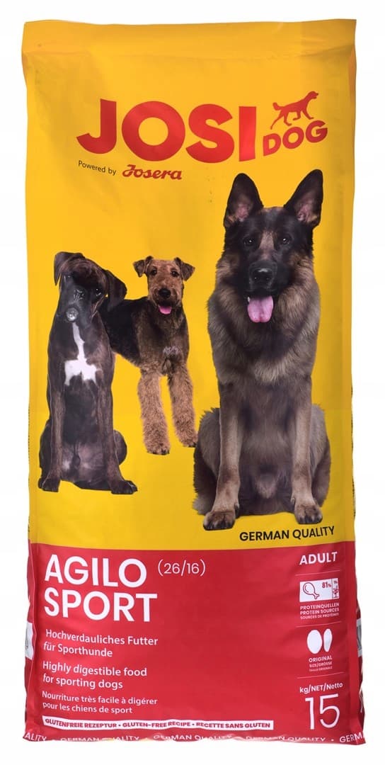 Josera JosiDog Agilo Sport tørfoder til hunde 15 kg