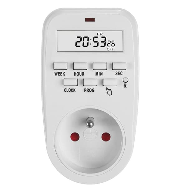 GreenBlue GB362 E digital timer, max belastning 16A, IP20