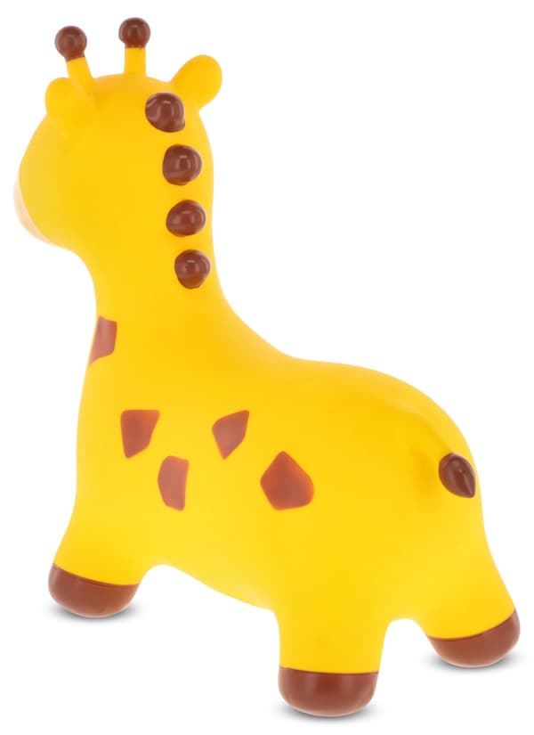 Gul giraff gummisprutan för barn med pump