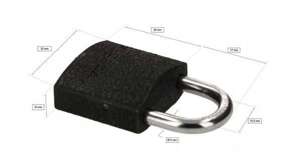 Støbejernshængelås S-30 Gerda