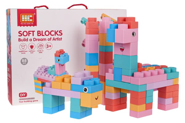 Mjuka blockset 88 delar.
