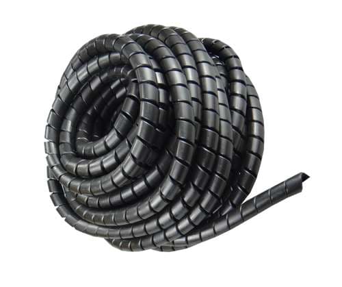 WN60 50-60mm sort spiralslangedæksel