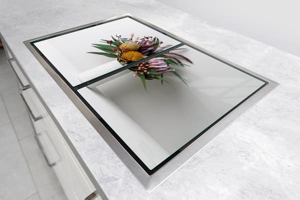 GLASSKYDDSPLÅT 75x52 BLOMMOR