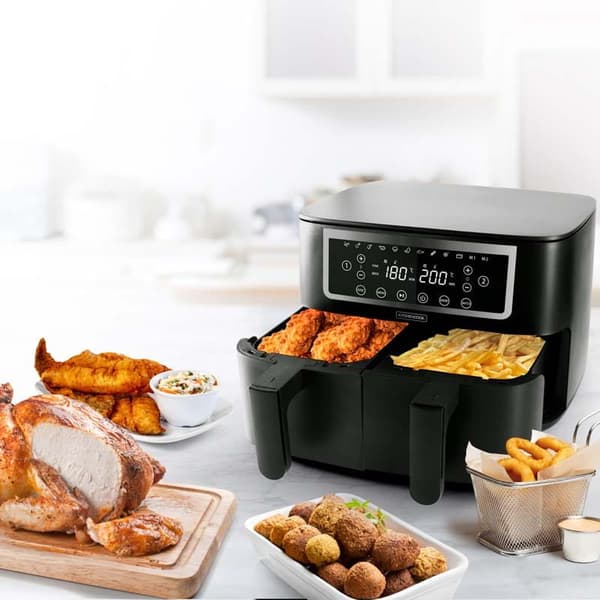 Kitchencook AIRMED8 dobbelt airfryer