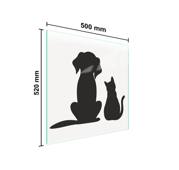 LASINEN SUOJALEVY LIEDELLE 50x52 ELÄIMET