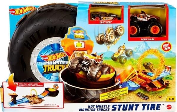 Hot Wheels Monster Trucks Däckstuntarena