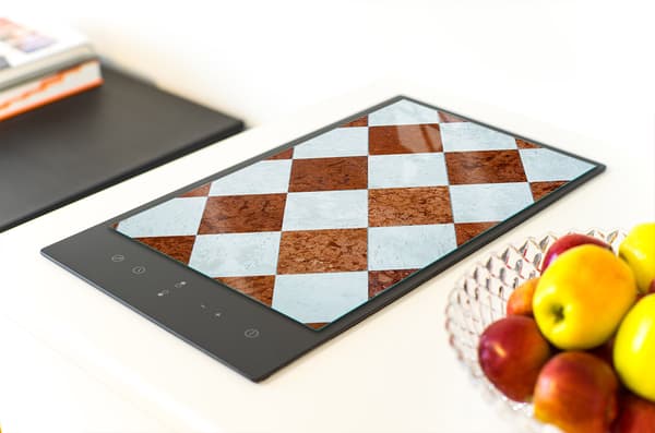 GLAS SKÄRBRÄDA 35x52 MOSAIK