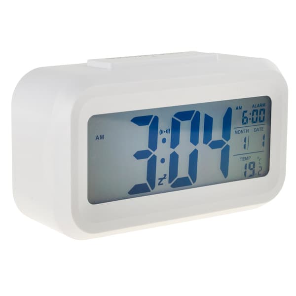AP29 DIGITAL VÄCKARKLOCKA STOR LCD-TERMOMETER SKRIVBORDSKALENDER SNOOZE