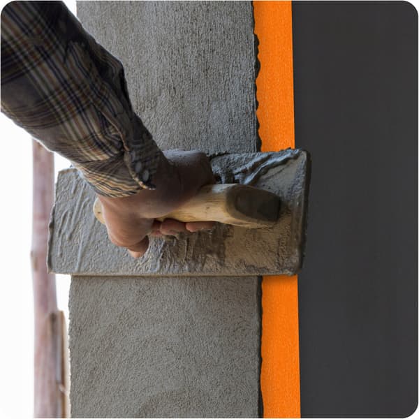 Matttejp orange gipsband 48 mm x 100 m