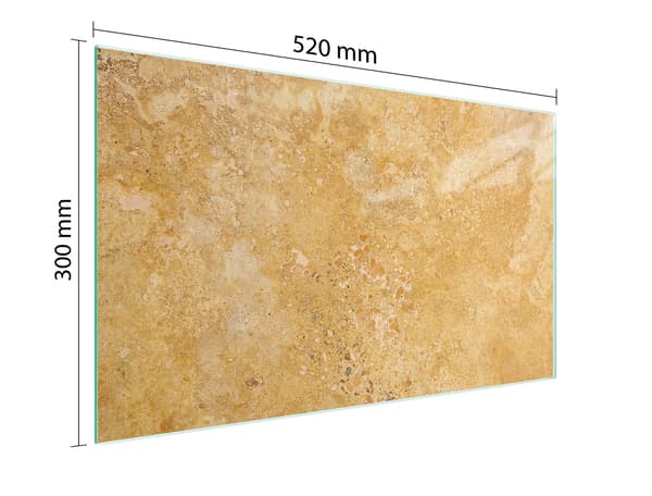 SKÄRBRÄDA I GLAS 52x30 SKIFFE