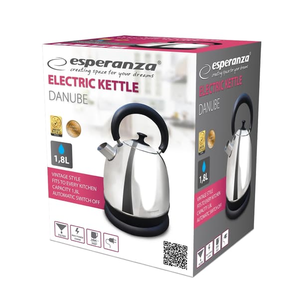 EKK032S ESPERANZA ELKEDEL DANUBE 1,8 L SØLV