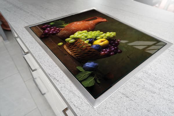 GLAS SKÆREBRÆT 52x30 DRUER