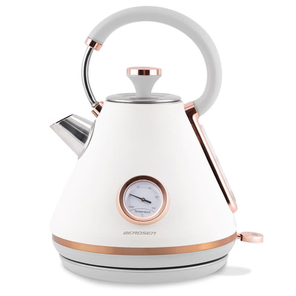 Vattenkokare med termometer 1,7L Berdsen BD-701 vit