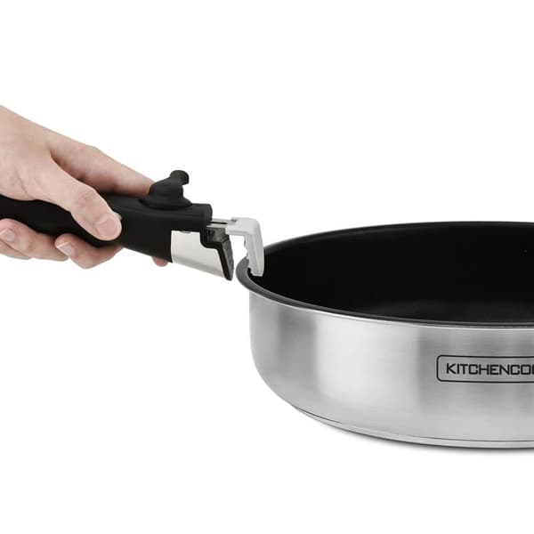 Kitchencook FLEX10 grydesæt i rustfrit stål med 10 dele