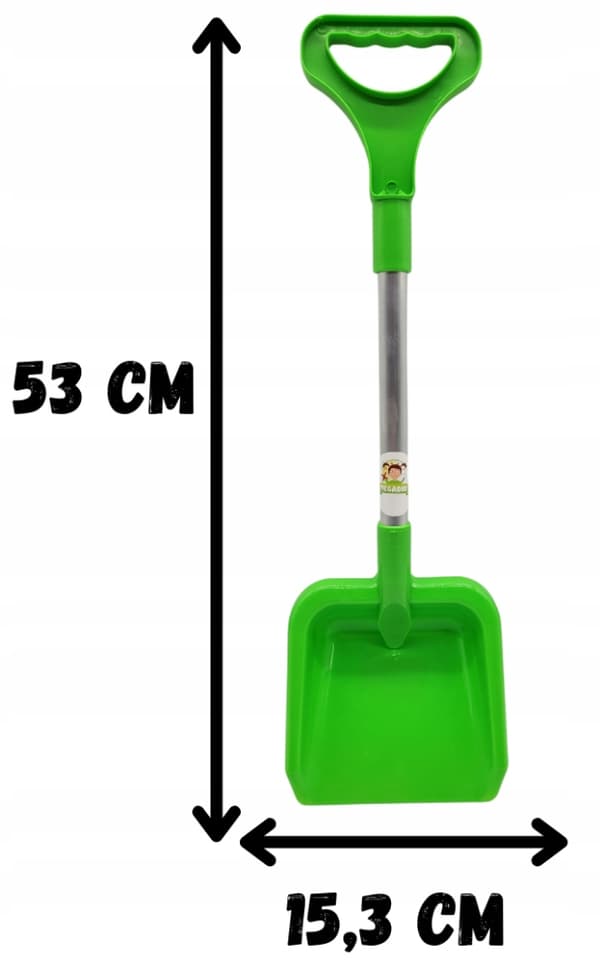 Megadidi strandsandspade 53 cm solid aluminiumhåndtag