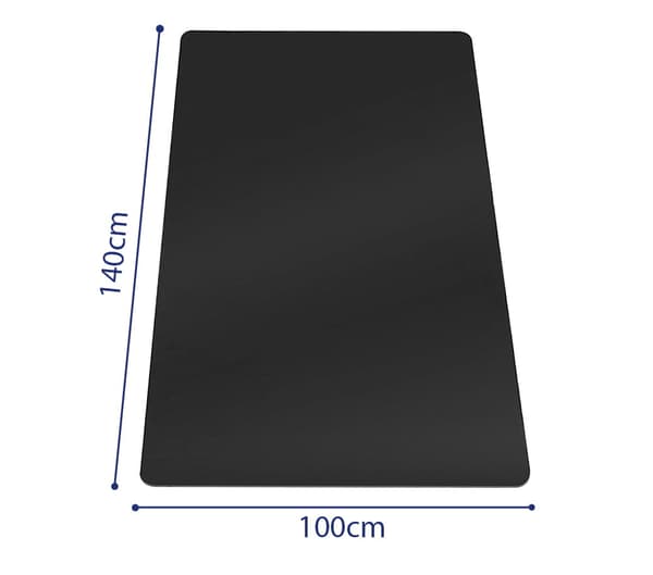 PVC-matta 140x100cm - svart