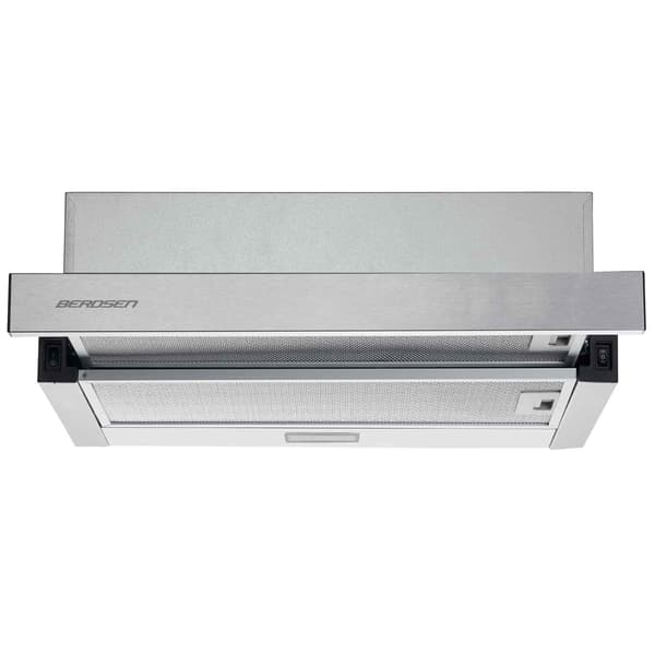 Teleskopisk emhætte 50 cm Inox BT-233