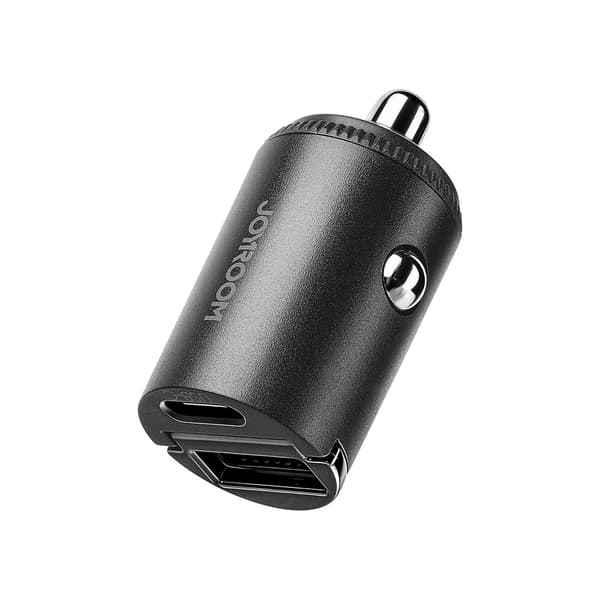 USB-A USB-C 65W Autolaturi - Musta