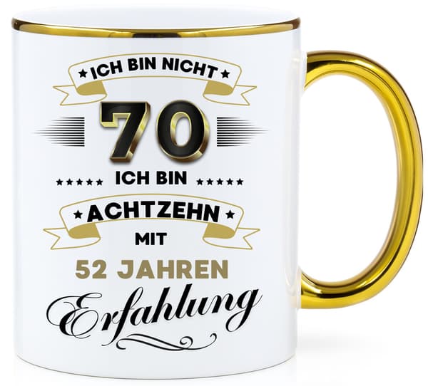 Rolig mugg, present till en 70-årsdag