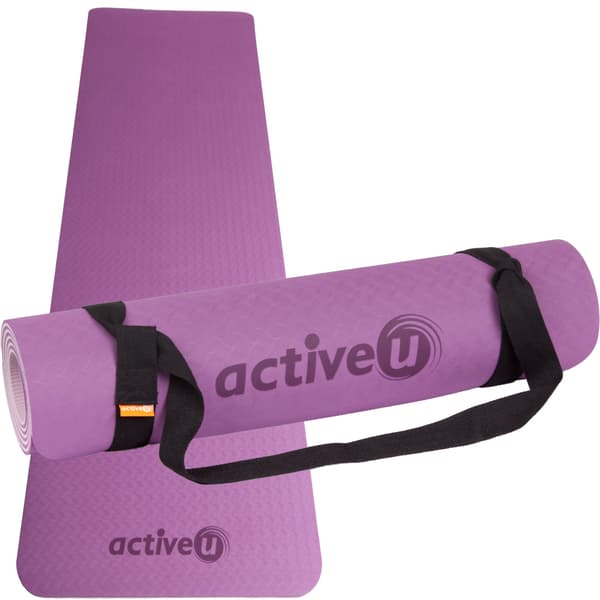 Activeu TPE lila träningsmatta