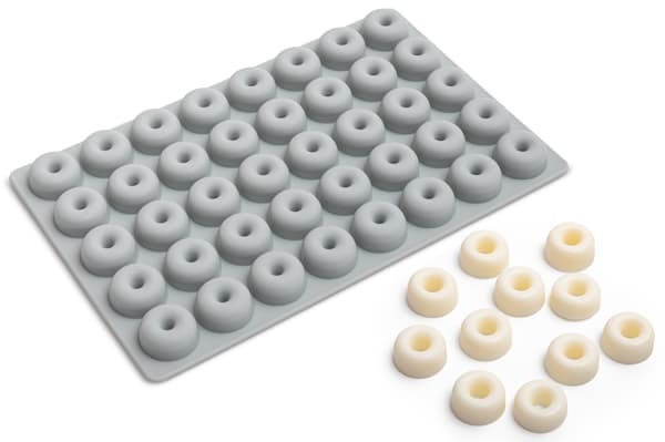 Silikone lysform donuts 20x12,7x1,1 cm